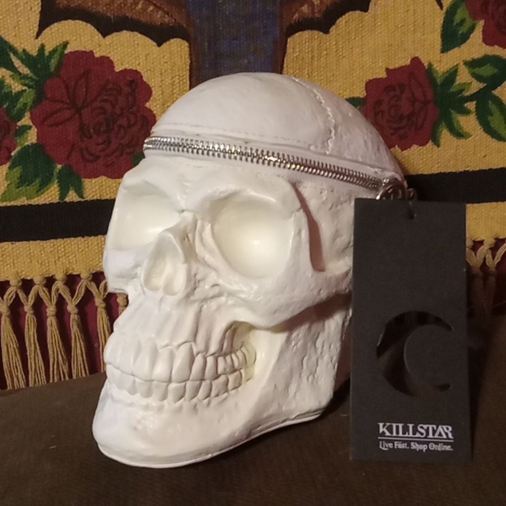 Killstar Gravedigger Skull Purse NWT